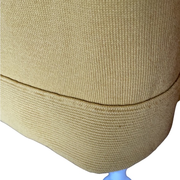 Marla Wynne Yellow Knit Wrist Length Sleeve Sweater with Detachable Scarf SZ: L - Picture 7 of 13